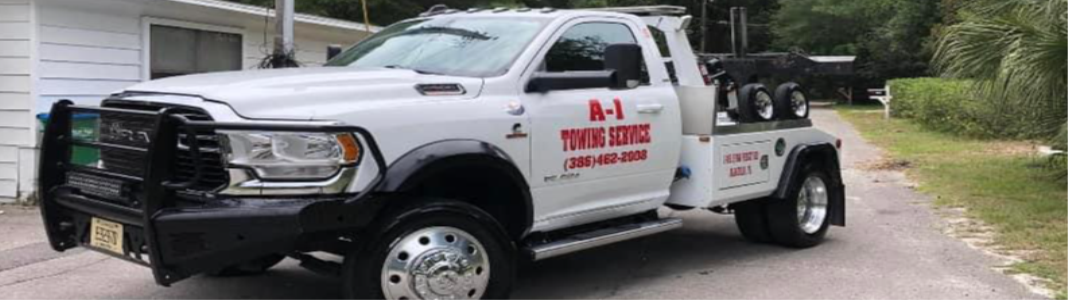 A-1 Towing Service company banner