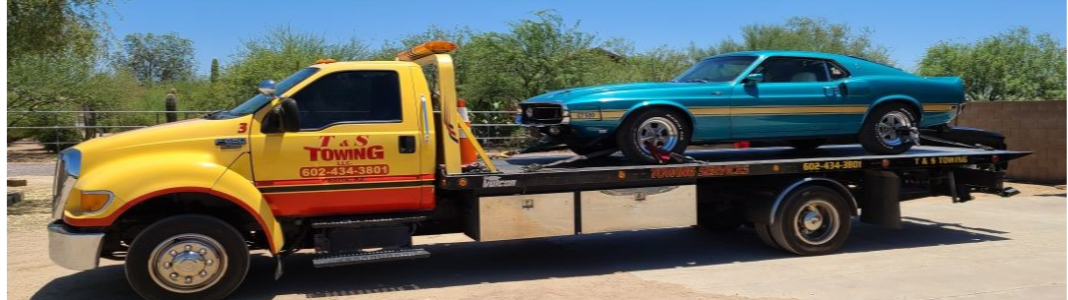 T & S Towing company banner