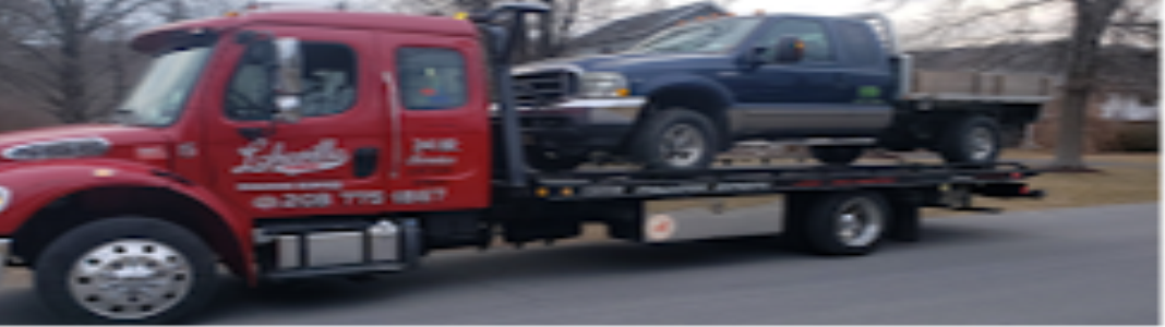 Lakeville Towing company banner