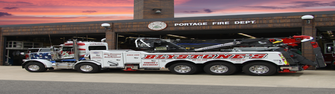 BLYSTONE TOWING AND RECOVERY company banner