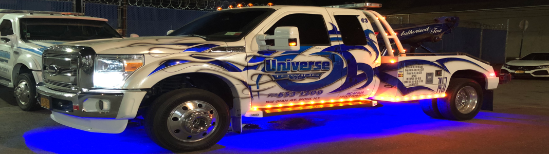 Universe Towing Inc. company banner