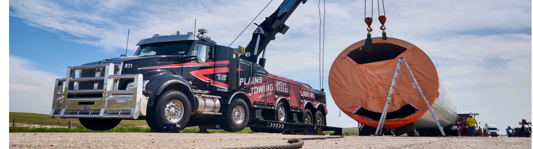 Plains Towing and Recovery company banner