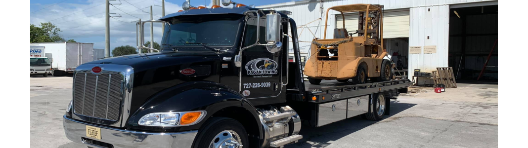 Pagan Towing company banner