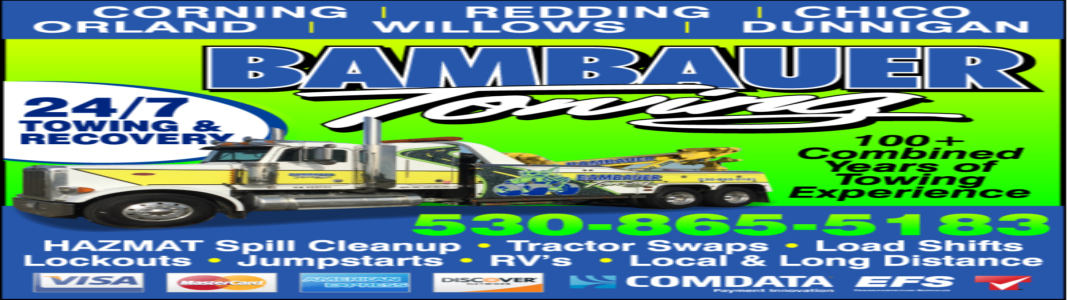 Bambauer Towing Service company banner