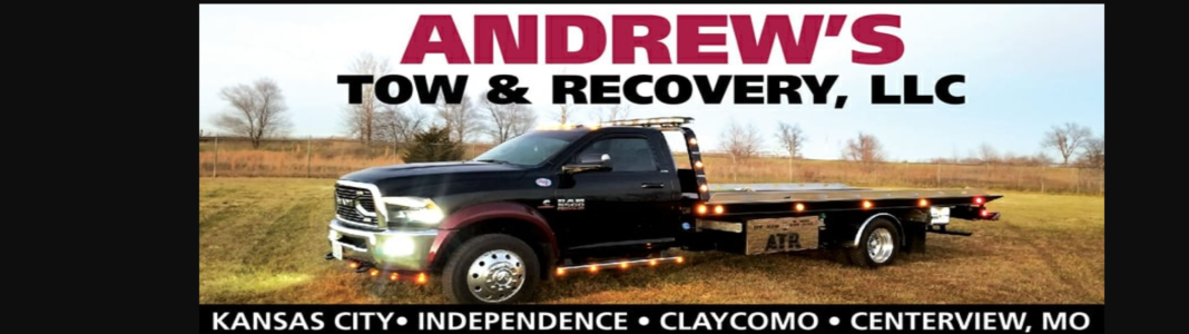 Andrew's Tow & Recovery company banner