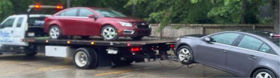 Anything Go's Towing company banner