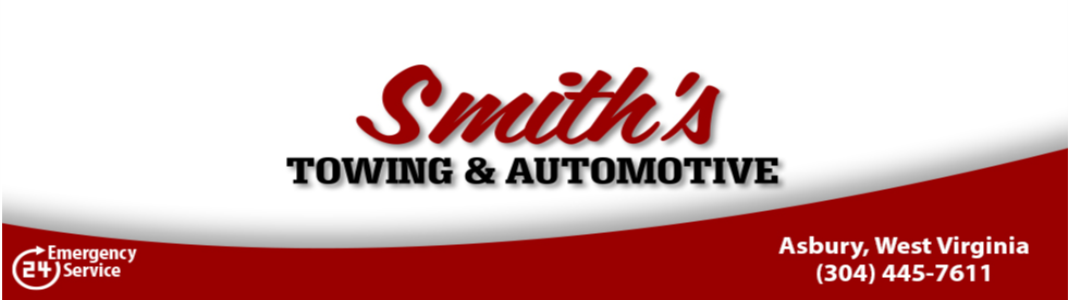 Smiths Towing company banner