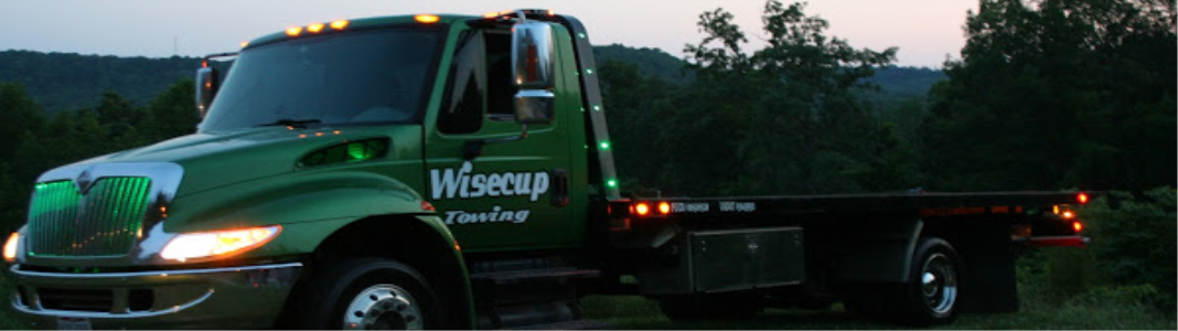 Wisecup Towing & Recovery company banner