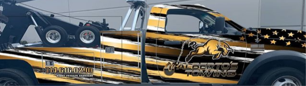 Alberto Towing company banner