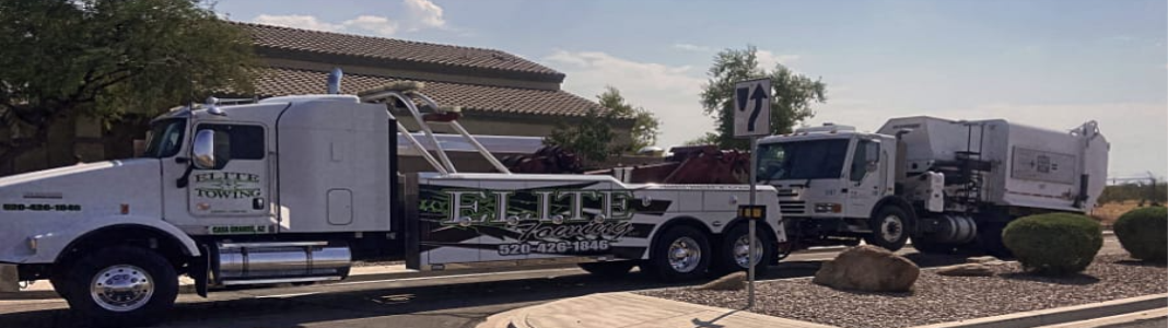 Elite Towing company banner