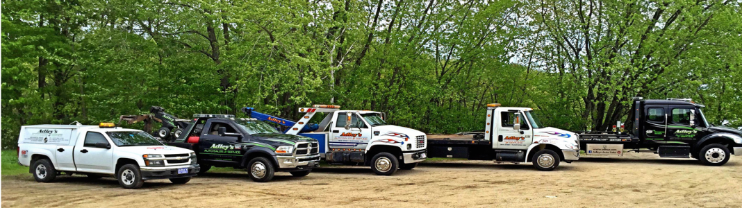 Adley's Auto company banner