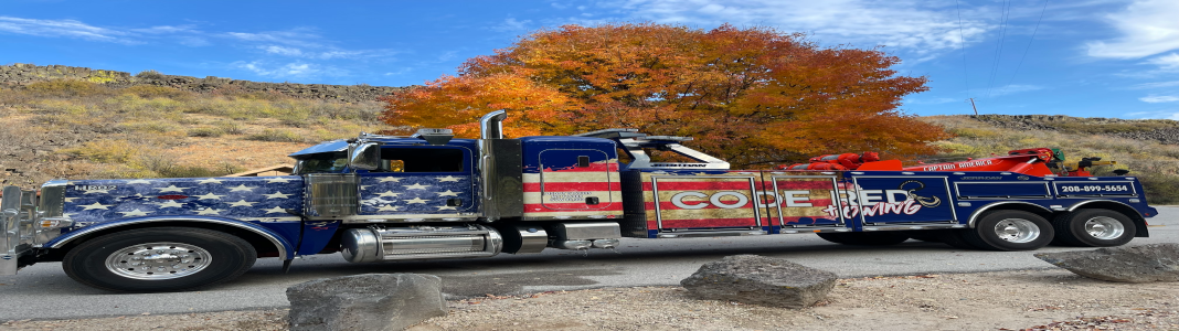 Code Red Towing company banner