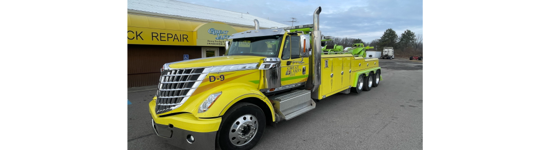 Great Lakes Heavy Towing and Repair company banner