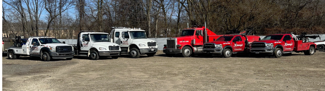 Kinney's Towing company banner