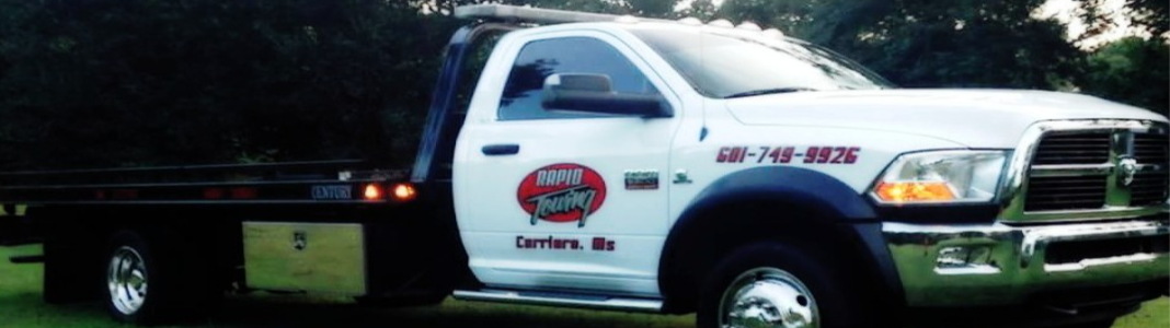 Rapid Towing company banner
