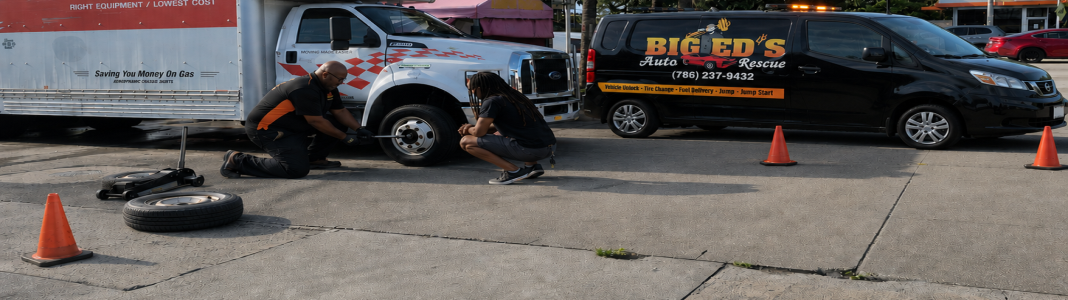 Big Ed's Auto Rescue and Car Locksmith company banner
