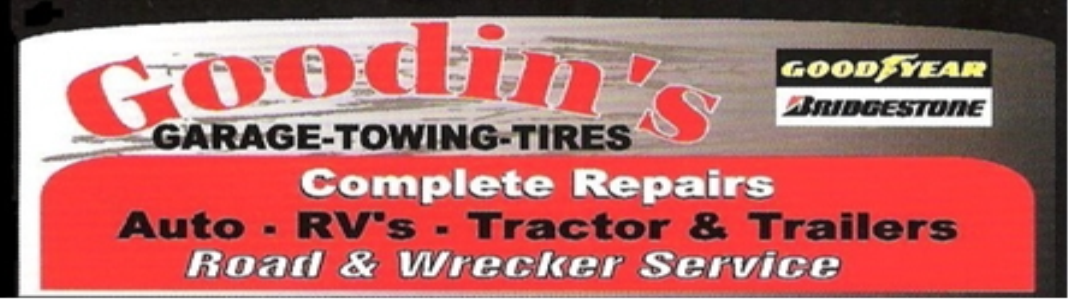 Goodin's Wrecker Services company banner