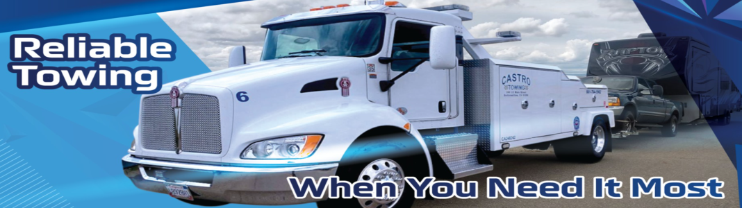 Castro Towing company banner