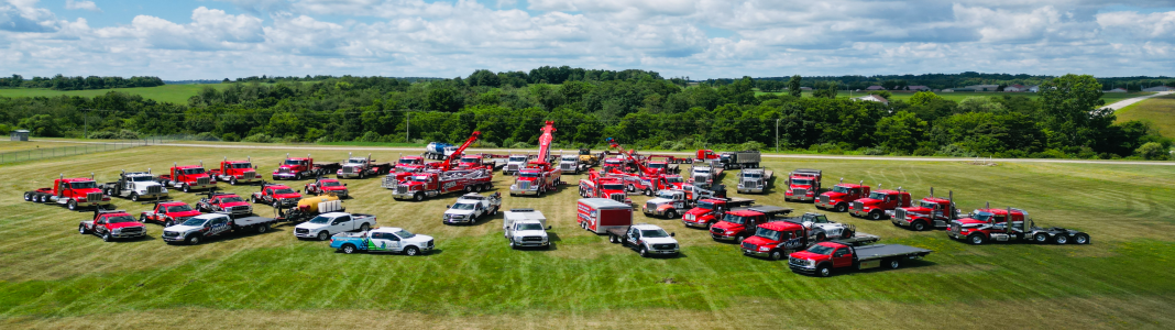 Bill's Towing company banner