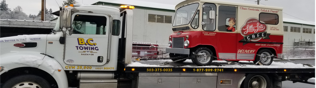 B.C. Towing company banner