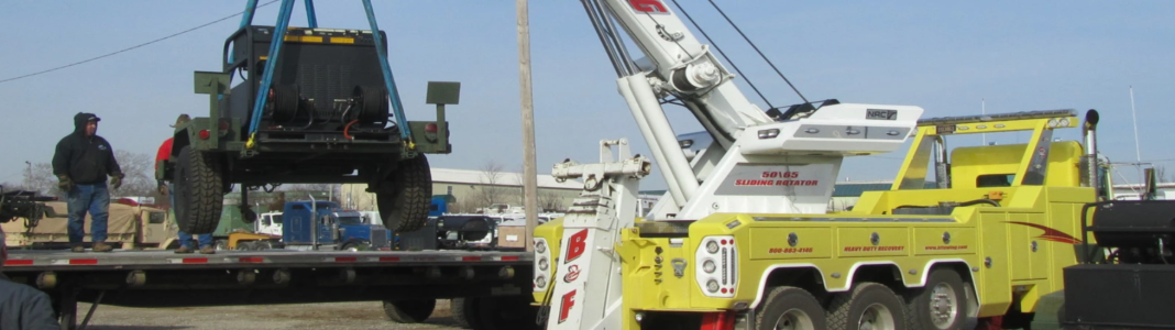 B & F Towing Co. company banner