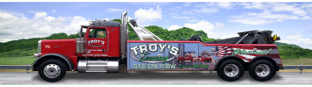 Troy's Towing Inc. company banner