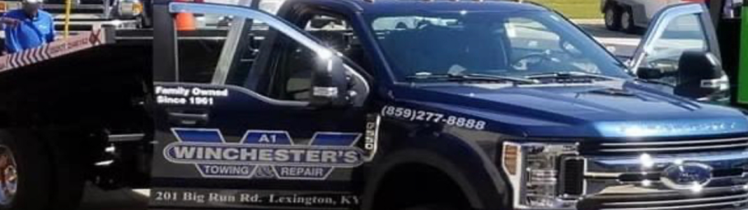 A1 Winchester Towing & Repair company banner