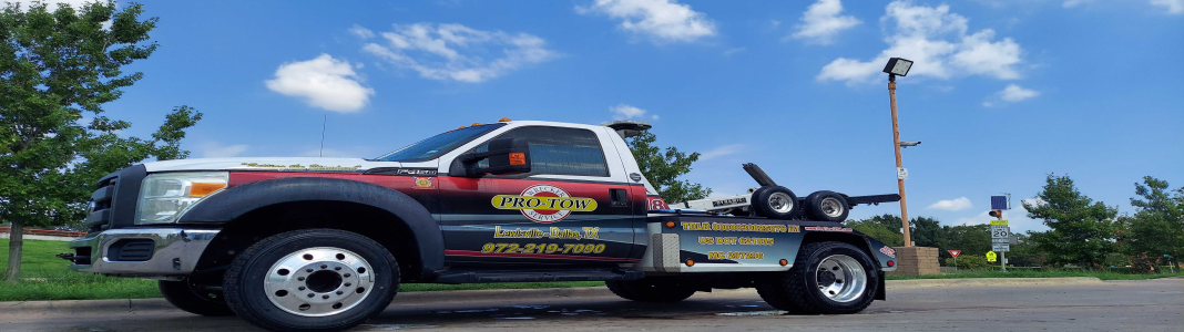 Pro Tow Wrecker company banner