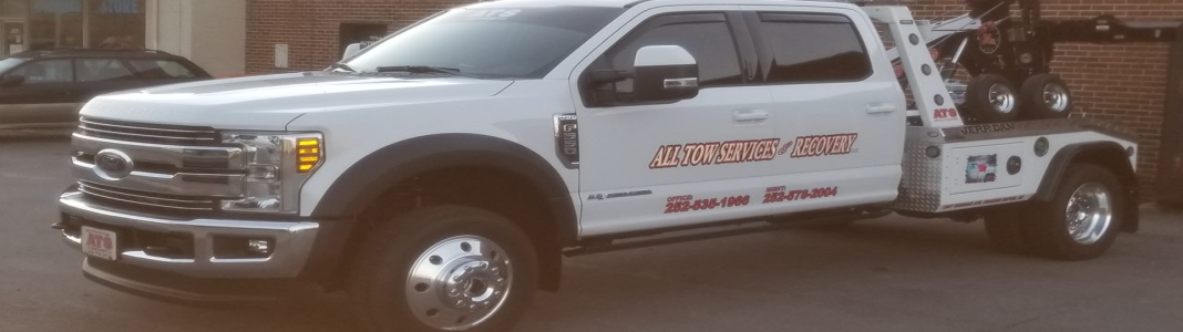 All Tow  Services & Recovery company banner