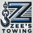 Zee's Towing logo